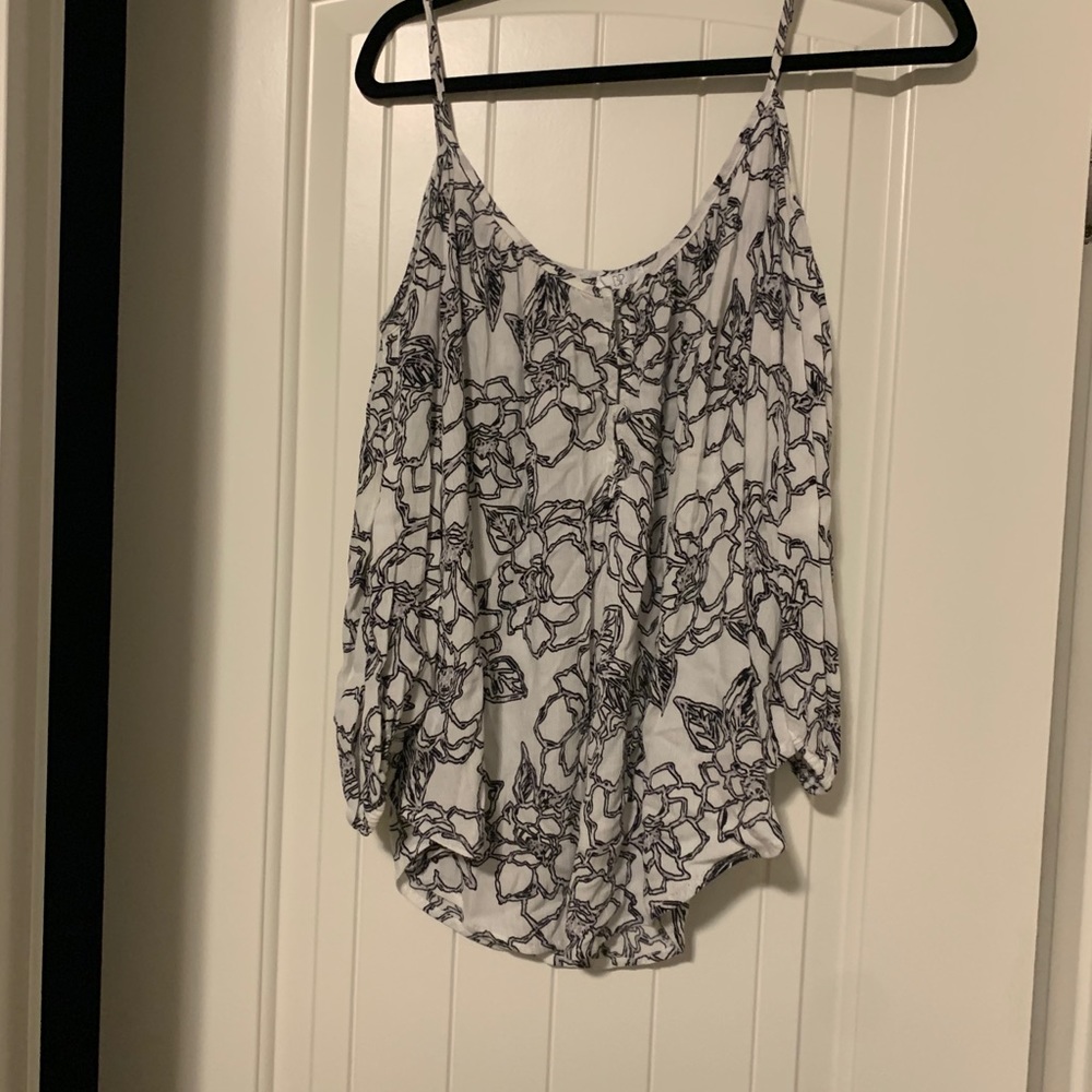 Cold shoulder blouse